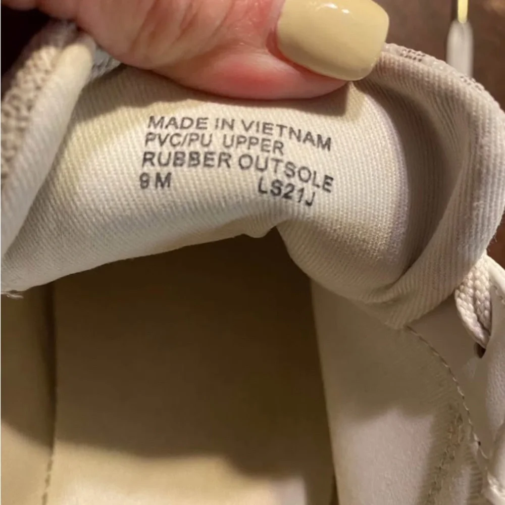 Michael Kors Cream and Gold Women's Sneakers - Picture 10 of 10